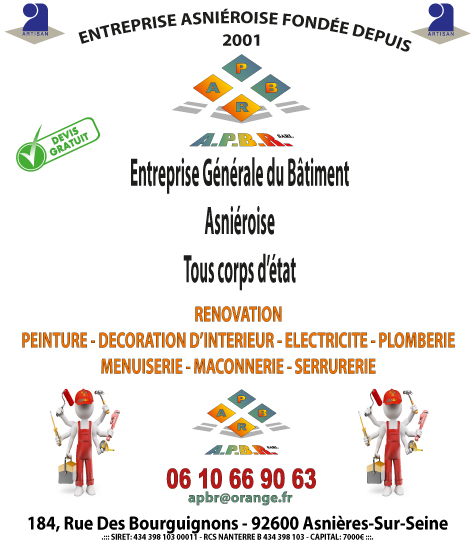artisan Asnières sur Seine découvrez un artisan de confiance à asnières pour tous vos travaux de rénovation, dépannage et aménagement. profitez d’un service personnalisé, rapide et professionnel, adapté à vos besoins.