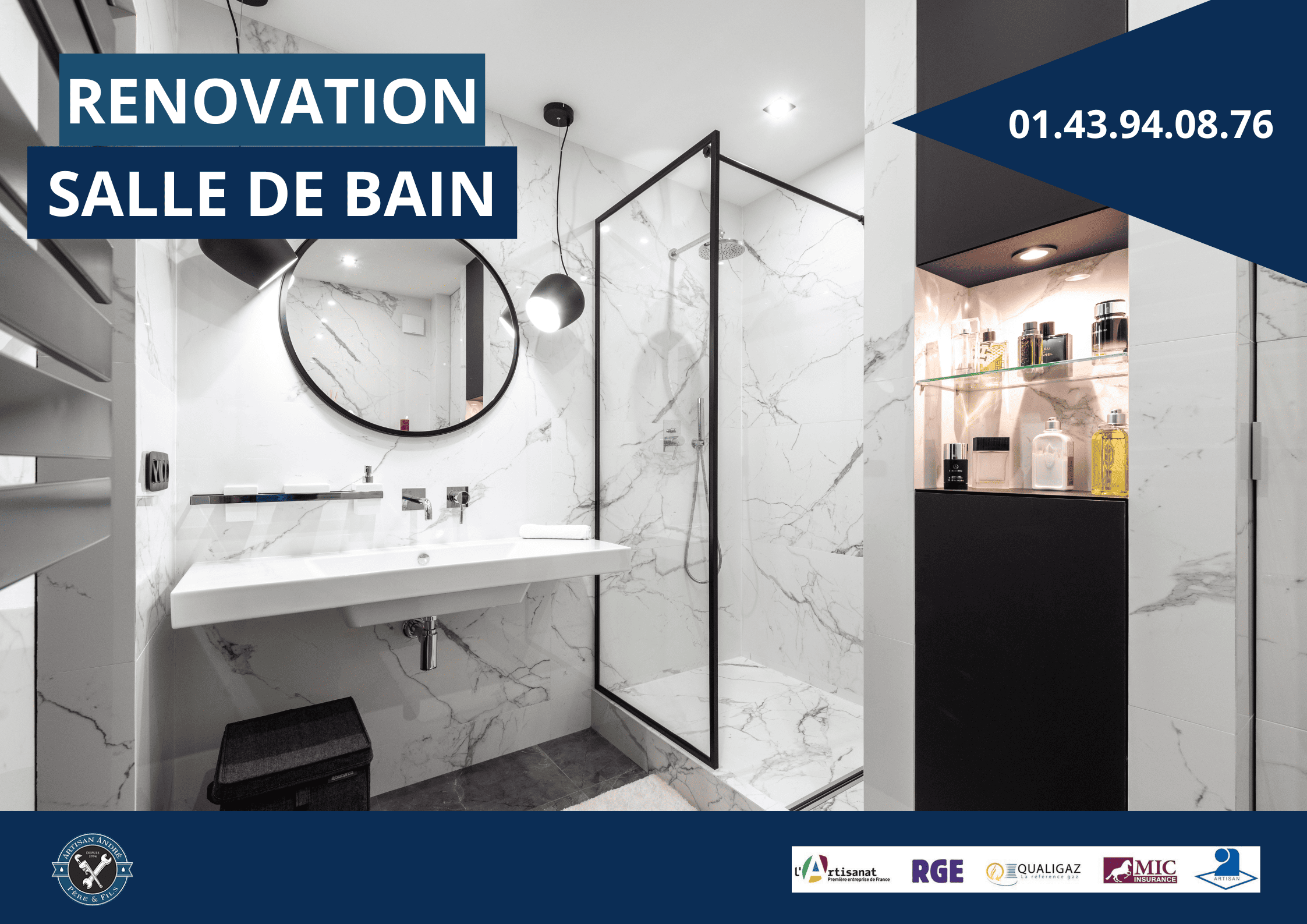 Travaux salle de bain complète Asnières sur Seine 92600 confiez vos travaux de salle de bain à asnières à des professionnels expérimentés. rénovation, aménagement et installation sur mesure pour une salle de bain moderne et fonctionnelle.