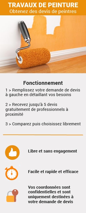 obtenez rapidement un devis peinture personnalis&eacute; pour vos travaux, que ce soit pour l&rsquo;int&eacute;rieur ou l&rsquo;ext&eacute;rieur. comparez les prix, trouvez un professionnel et lancez votre projet en toute tranquillit&eacute; !