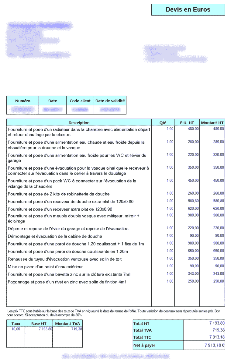 obtenez rapidement un devis plomberie personnalisé pour vos travaux ou réparations. comparez les tarifs des artisans qualifiés près de chez vous et bénéficiez d'un service fiable et transparent.