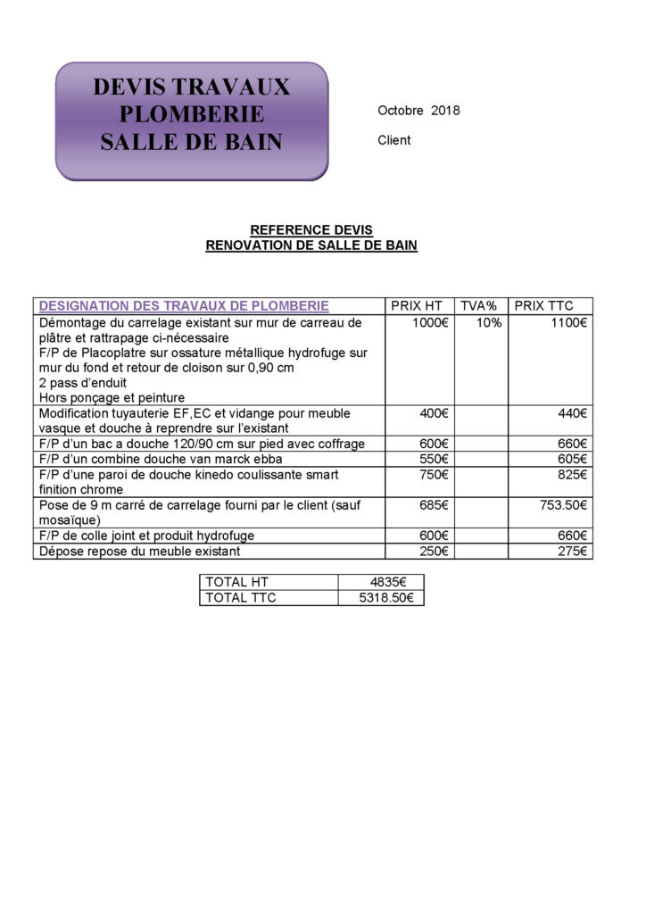 obtenez rapidement un devis pr&eacute;cis pour la r&eacute;novation de votre salle de bain. comparez les prix, d&eacute;couvrez les &eacute;tapes cl&eacute;s et trouvez les meilleurs professionnels pr&egrave;s de chez vous.